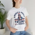 thumbnail image 4 of America Needs Trump 2024, Unisex Cotton, Short Sleeve T-Shirt, XS-5xl, 4 of 6