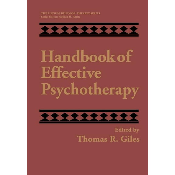 Plenum Behavior Therapy Handbook of Effective Psychotherapy, (Paperback)