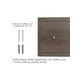 thumbnail image 3 of Repisa Flotante Moderna Cajón Para Equipos De Tv 50 X 25 Cm Roble Dakar.287 Hanlob Repisa Flotante Moderna con cajon para equipos de TV, 3 of 6