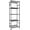 Black, variant on Shelves - 5-Tier Large Capacity Shelf Organizer with Hooks, Heavy-Duty Garage Shelving with Leveling Feet, Wobble-Free Rack for Bedroom, Balcony, Garage, 18.1"×12.4"×56.8", Black