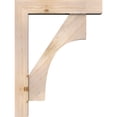 thumbnail image 3 of Ekena Millwork 7 1/2"W x 36"D x 48"H Westlake Block Smooth Bracket w/ Offset Brace, Douglas Fir, 3 of 25
