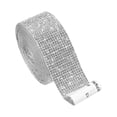 thumbnail image 1 of Self-Adhesive Crystal Rhinestone Diamond Ribbon DIY Sticker Silver 1.8cm, 1 of 2