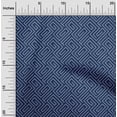 thumbnail image 1 of oneOone Cotton Cambric Fabric Greek Key Geometric Decor Fabric Printed BTY 56 Inches Wide, 1 of 5