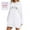 White, variant on The Warmy Oversized Hoodie Dress For Women Casual Drawstring Long Sweatshirt With Pocket Fashion Split Hem Long Sleeve plus Size Dress Dress plus New Years Dress for Women plus Size Formal Gowns for