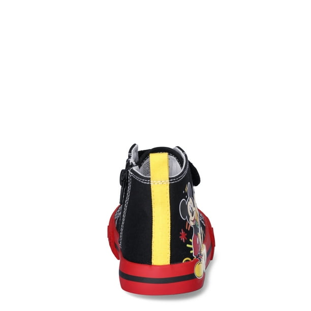 Mickey Mouse Toddler Hi Top Sneakers - Walmart.com