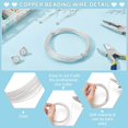 thumbnail image 4 of Brass Twist Wire Silver 20 Gauge 0.8~0.9mm about 19.69 Feet(6m)/Bundle, 4 of 6
