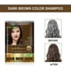 thumbnail image 2 of Herbishh Natural Hair Color Shampoo for Gray Hair - Argan Hair Mask, Travel Size, Long-Lasting Color, Ammonia-Free, 10 Pack + 1 Pack (Dark Brown), 2 of 7