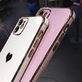 thumbnail image 6 of for iPhone 11 Case Plating Love Heart Phone Case TPU with Full Unique Full Camera Lens Protection Reinforced Corners Fun Cute Side Small Pattern Electroplate Case,Purple, 6 of 8