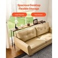 thumbnail image 6 of 1-Tier Narrow Console Table with Charging Station - 70.9" Entryway Sofa Table, 6 of 10