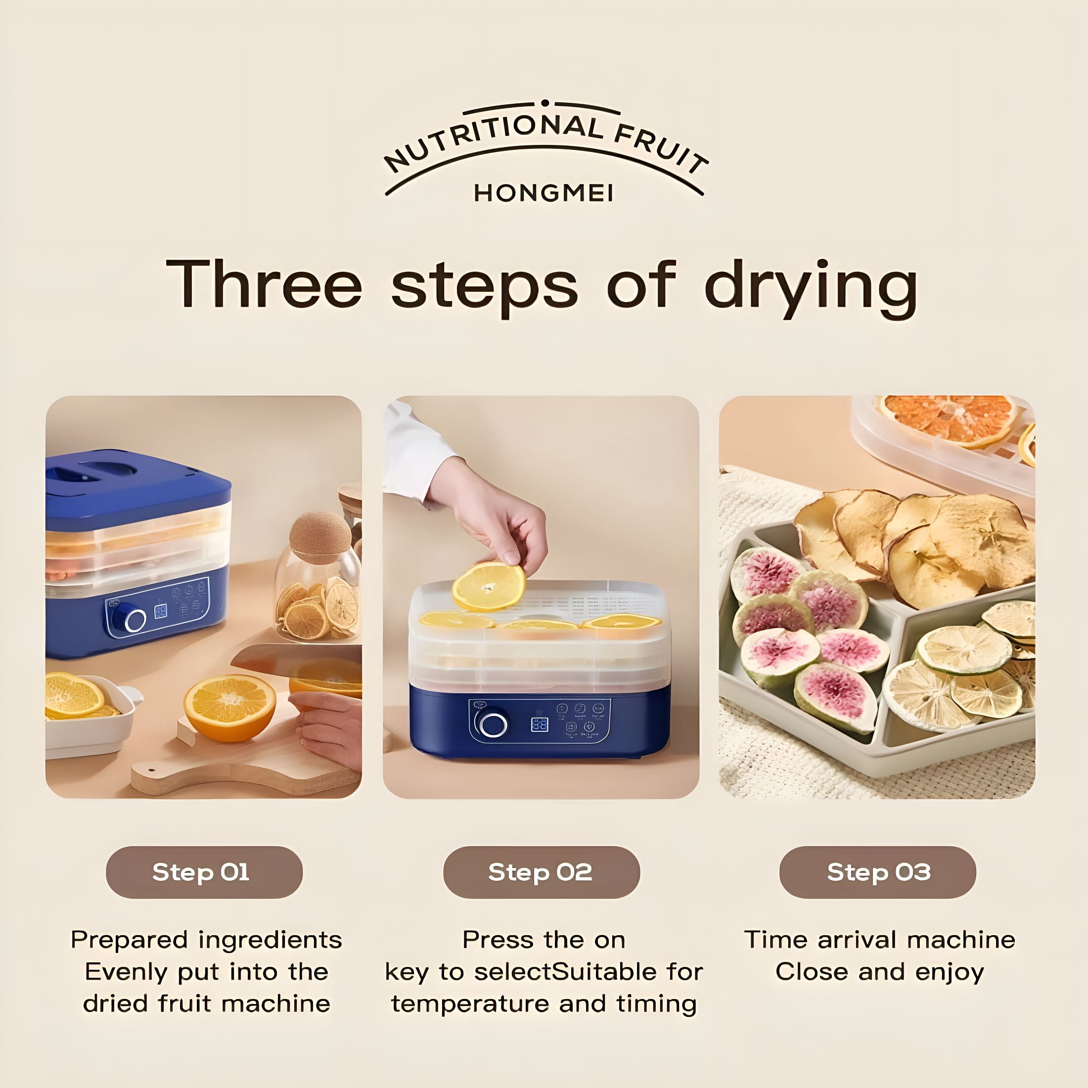 CURYMAY 2026 New Freeze Dryer Machine for Home with 5 Trays,Freeze Dryer Digital Adjustable Timer & Temperature Control for Fruits,Meat,Vegetables,Candy & Snacks
