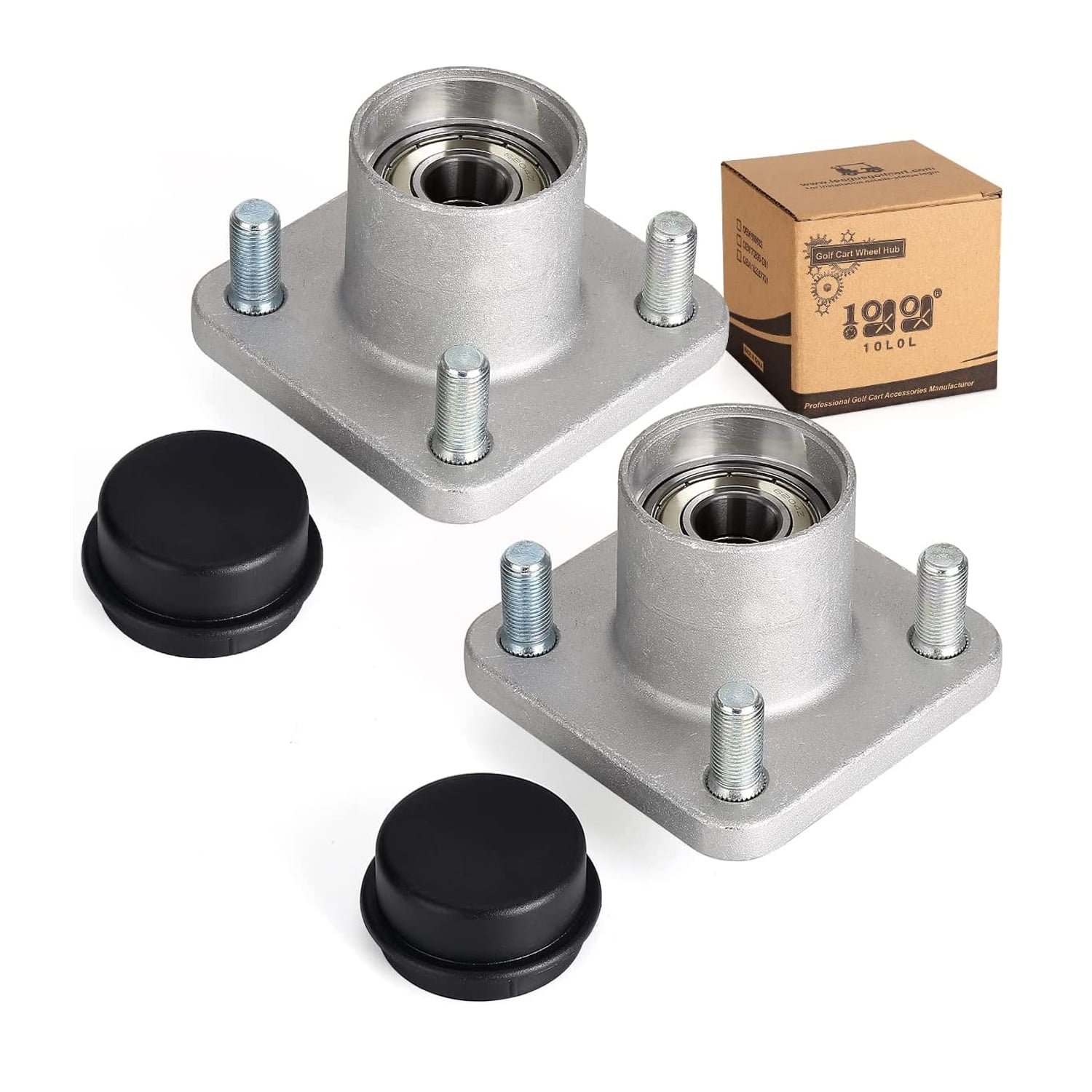 10L0L Golf Cart Front Wheel Hub Assembly fit for EZGO RXV 2008up, OEM 609603, 600001,6204