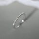 thumbnail image 2 of -Anillo fino con incrustaciones para mujer, estilo japonés y coreano, anillo fino con nicho, anillo pequeño roto para dedo, apertura exquisita, anillo abierto de oro apilable, 2 of 5
