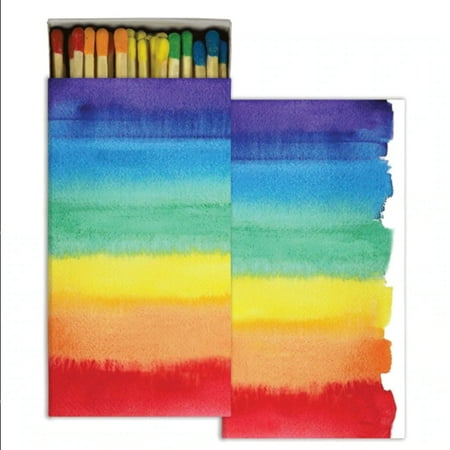 

Rainbow Watercolor Matches