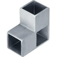thumbnail image 3 of Tundralight 10 Pack 1-1/4" Square Tube Corner Connector, 3 Way Aluminum Pipe Clamps, Chain Link Fence End Rails Joint, 3 of 5
