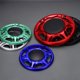 thumbnail image 4 of Cubiertas de rejilla de altavoz Uxcell, 6 pulgadas, malla metálica, protector de subwoofer, marco ABS, con tornillos, plata, paquete de 2, 4 of 6