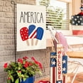 thumbnail image 4 of American Stars and Stripes Popsicle Garden Flag Double Sided Outside, USA Patriotic 4th of July Independence Memorial Day Yard Outdoor Decoration 12.5 x 18 Inch, 4 of 6