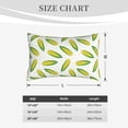 thumbnail image 4 of Goofa Corns Pattern Pillow Case – Plush & Soft Cushion Cover, Hypoallergenic Throw Pillow Case for Comfortable Sleep with Envelope Closure-14"x20", 4 of 6