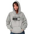 thumbnail image 3 of Sarcasm Loading Please Wait Unisex Plus Fleece Graphic Hoodie Brisco Brands 4X, 3 of 5