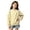 Light Yellow, variant on Kids Leopard Print Crew Neck Sweatshirt Boys Girls Long Sleeve No Hood Pullover Top Soft Loose Fit Casual Sweatshirt for Autumn Winter Campus Outdoor Daily Wear(Light Yellow,4-5 Years)