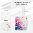thumbnail image 4 of DouZhe Reusable Grocery Bags, Transgender Pride Colorful Lightweight Polyester Canvas Cloth Tote Bag for Travle Gym Shopping School, 15" x 16", 4 of 7