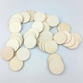 thumbnail image 4 of Wood Cutout DIY Multi-purpose Round Wood Embellishment Wood Piece for Wedding, 4 of 8