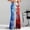 Deep Red, variant on 250Th Anniversary 4Th of July Womens Pants, Red White and Blue Patriotic Pants, Comfortable Casual Womens Pants, Stylish Summer Pants for Family Celebration Wine Size: L