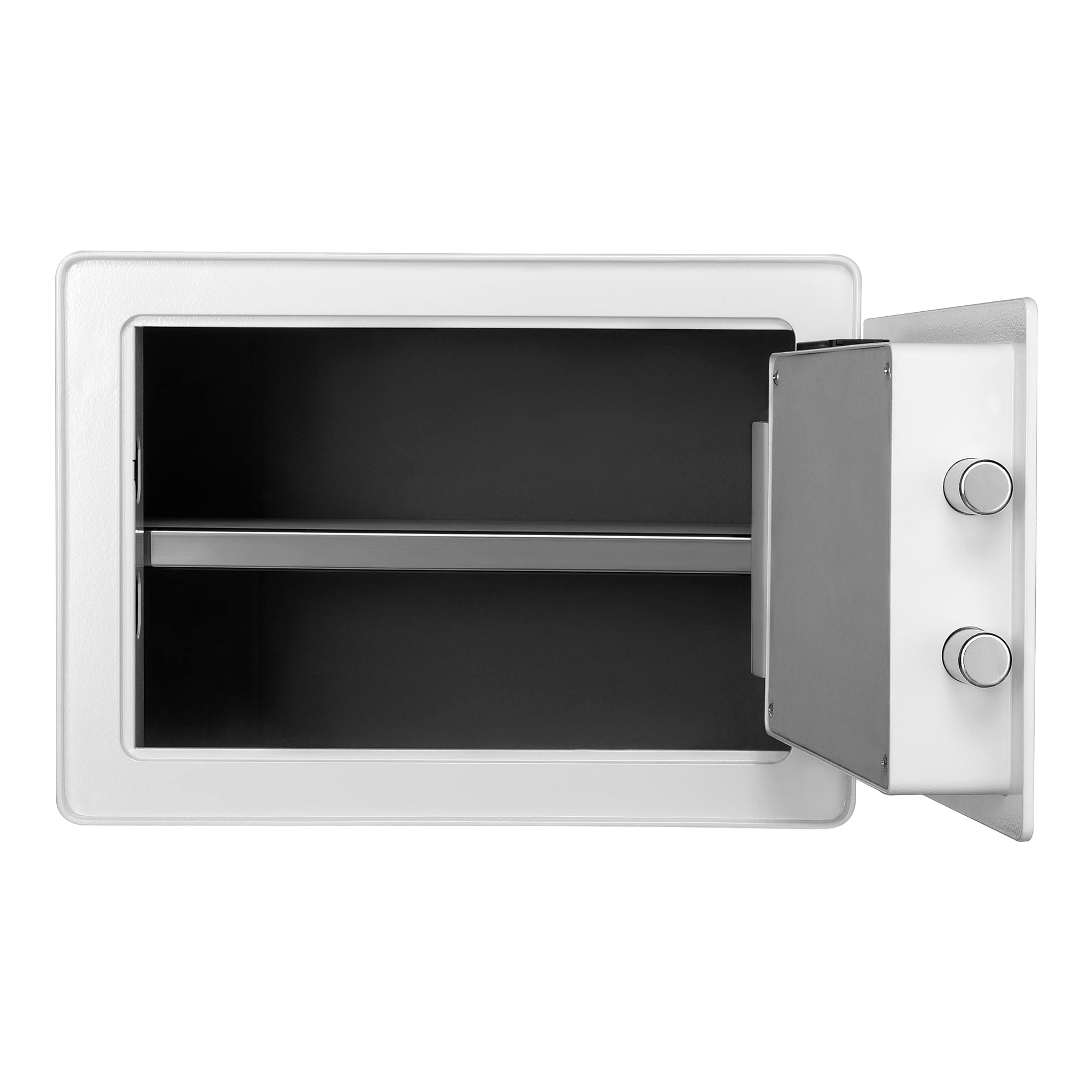 Pen + Gear Safes 0.57 CF with Electronic Lock, Backup Key, 1 Shelf, Carpeted Interior, White Model 44E50WW