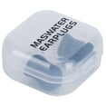 thumbnail image 1 of Earplug, Silicone Material Reusable Earplug 2Pcs  For Swimming Flying Sleeping Gray L+Box, 1 of 8