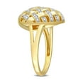 thumbnail image 2 of 1/8 Carat (Ctw) Diamond Lattice Heart Ring in Yellow Sterling Silver, 2 of 6