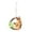 C, variant on Pompotops Clearance Sales Christmas Wreath Non Woven Rattan Ring Pendant Round Door And Window Pendant