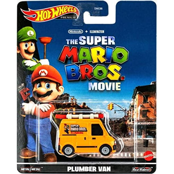 Furgoneta de fontanero Hot Wheels Mario Movie 1:64 HKC19