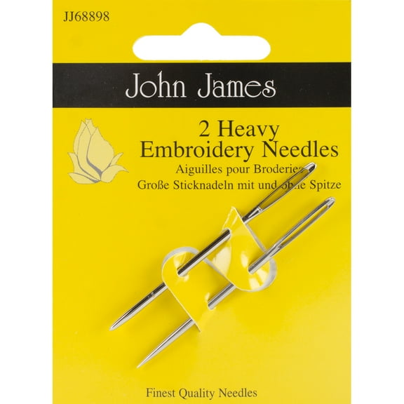 John James Heavy Embroidery Hand Needles-Size 14 2/Pkg