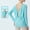sky‑blue, variant on ORVELLUNE Women's Open Back Long Sleeve Workout Top, Cross Strap Ruched Athletic Shirt