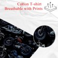 thumbnail image 2 of Motorcycle Classic 100% Cotton White T-Shirt for Men - Lightweight Breathable Tee for Everyday Casual Wear - Comfortable Crewneck Shirt with Timeless Design for Summer and Spring, 2 of 5