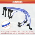thumbnail image 3 of Spark Plug Coil Wire Ignition Coil Cable 6.8mm Fit?for Honda Accord 1990-1994 No.32700PT0000 - Pack of 5, 3 of 6