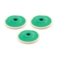 thumbnail image 2 of LOVIVER 5x3Pcs Wool Buffing Wheel Angel Grinder Polishing Disc Pad for Marble Green, 2 of 8