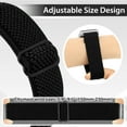 thumbnail image 3 of 2 pack Elastic Bands Compatible with Samsung Galaxy Fit 3, Solo Loop Lightweight Nylon Adjustable Wristbands for Woman Man, 3 of 7