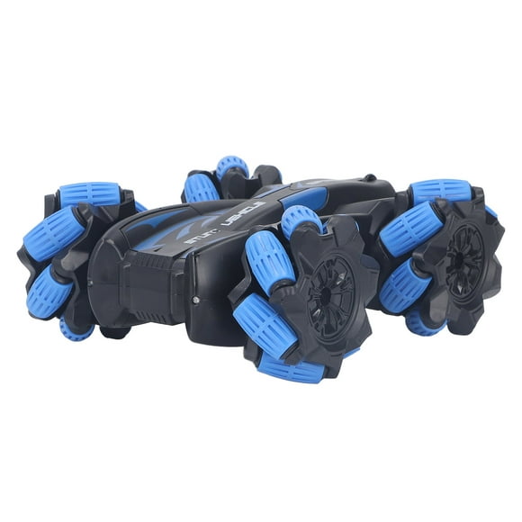 Coche de control remoto BuyWeek RC azul acrobacias 2,4 GHz