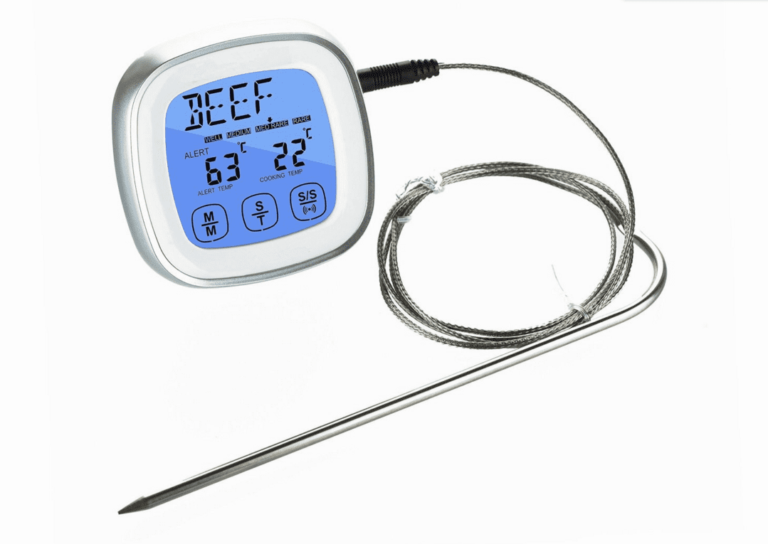 Touchscreen Electronic Thermometer Oven Meat Thermometer Accurate