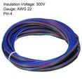 thumbnail image 3 of Uxcell 22 Gauge 4 Conductor Electrical Wire Tinned Copper Cable 25FT Stranded Wire for LED Strips Lamps Residential Wiring, 3 of 7