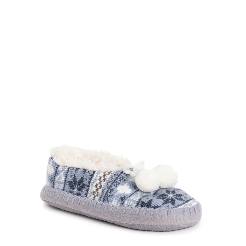 muk luks pom ballerina slippers