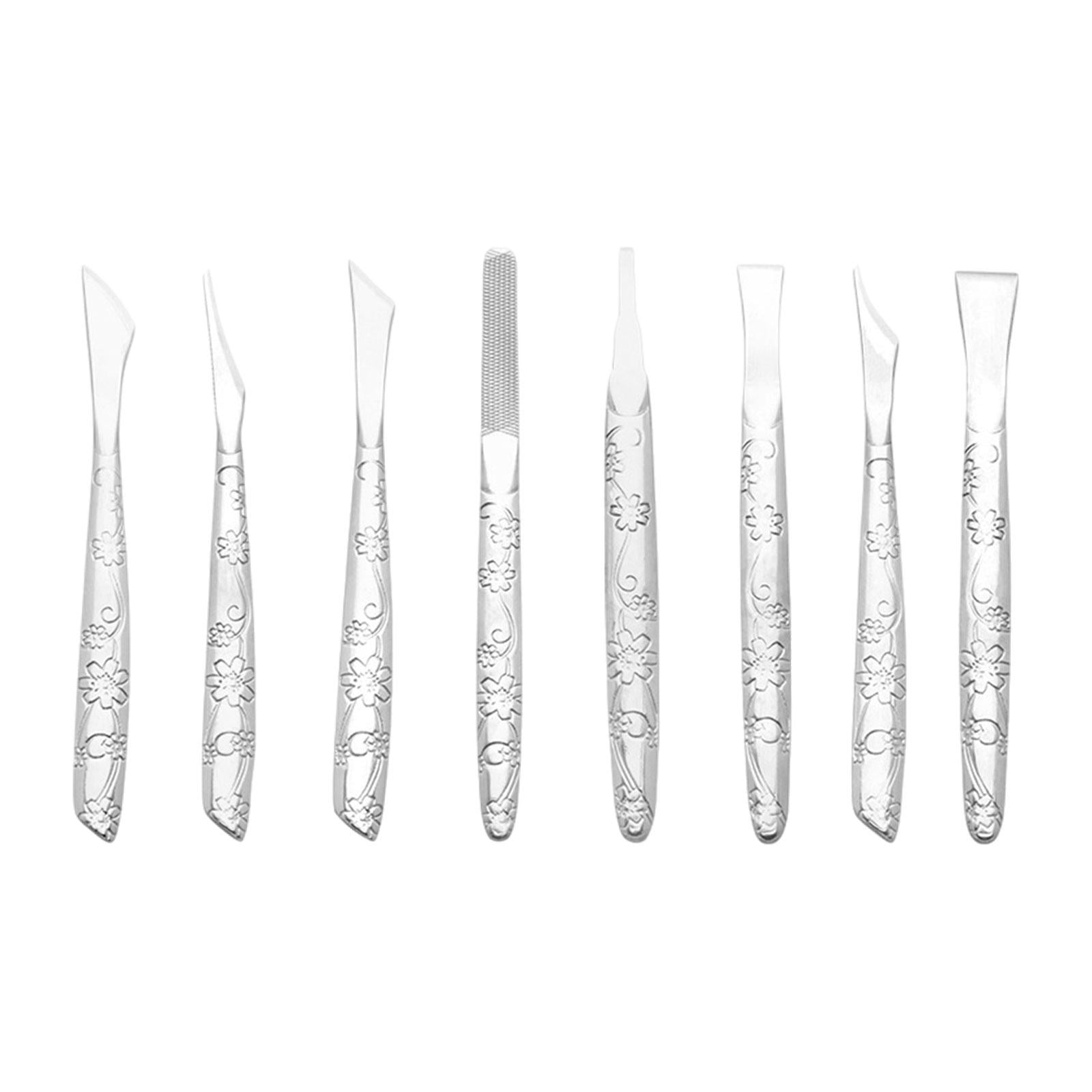 balikha 8 Pieces Leather Carving Knives,Replace ,DIY Crafting Nicking Tools,Leathercraft Working Tool for Repairing Arts Crafts