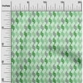 thumbnail image 2 of oneOone Cotton Poplin Green Fabric Geometric Dress Material Fabric Print Fabric By The Yard 56 Inch Wide, 2 of 5