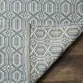 thumbnail image 3 of SAFAVIEH Montauk Lavern Geometric Cotton Area Rug, Ivory/Blue, 4' x 6', 3 of 3