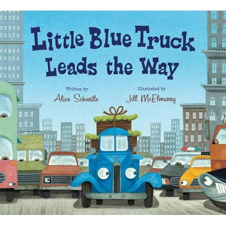 Single Sided Book Truck - Little Blue Truck Leads the Way (Board Book)