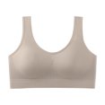 thumbnail image 1 of Backless Seamless Bra for Women, Soft Nylon Mesh and Polyurethane Splicing, Hollow-Out Design, Everyday Wear, All-Season, Regular Length, 1 of 6