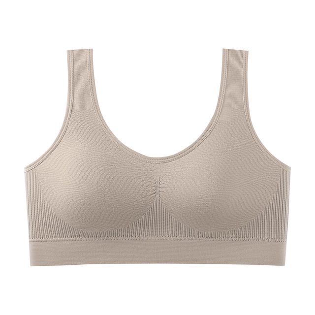 Backless Seamless Bra for Women, Soft Nylon Mesh and Polyurethane Splicing, Hollow-Out Design, Everyday Wear, All-Season, Regular Length