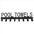 thumbnail image 1 of Toallero de Piscina Soporte Pared para Exteriores Toallas BañO Colgador el áRea la Piscina, Toalla Albornoz, 1 of 10