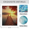 thumbnail image 3 of Diamond Art Kit for Adults, Autumn Dock Maple Print Diamond Painting for Adults Beginners, 5D DIY Diamond Art Painting Kits, Colorful Diamond Painting Craft for Home Decor 12x16, 3 of 7