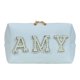 thumbnail image 1 of Bolsas De Maquillaje Bolso cosmético de la PU con la letra del diamante artificial de la cremallera portátil para el viaje femenino Ehuebsd Cuidado Belleza, 1 of 3